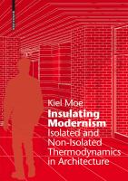 Insulating modernism isolated and non-isolated thermodynamics in architecture /