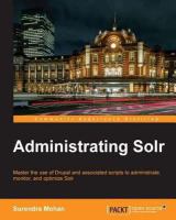 Administrating Solr.