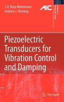 Piezoelectric Transducers for Vibration Control and Damping