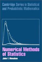 Numerical methods of statistics /