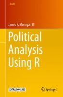 Political Analysis Using R