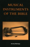 Musical instruments of the Bible /