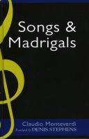 Songs and madrigals /