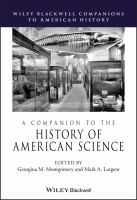 A Companion to the History of American Science.