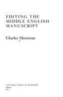 Editing the Middle English manuscript /