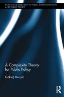 A Complexity Theory for Public Policy.