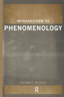 Introduction to phenomenology /