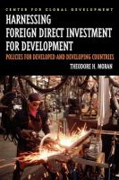 Harnessing foreign direct investment for development : policies for developed and developing countries /