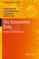 The Automotive Body Volume II: System Design /