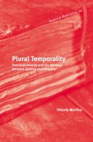 Plural Temporality : Transindividuality and the Aleatory Between Spinoza and Althusser.