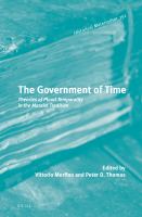 The Government of Time : Theories of Plural Temporality in the Marxist Tradition.
