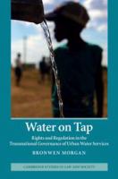 Water on tap rights and regulation in the transnational governance of urban water services /