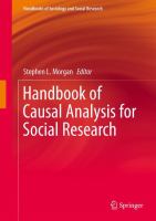 Handbook of Causal Analysis for Social Research.