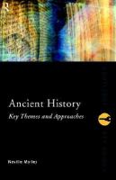 Ancient history key themes and approaches /