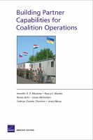 Building Partner Capabilities for Coalition Operations.