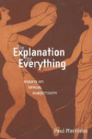 The explanation for everything : essays on sexual subjectivity /