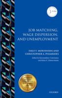Job matching, wage dispersion, and unemployment /