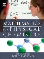 Mathematics for physical chemistry