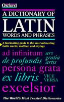 A dictionary of Latin words and phrases /