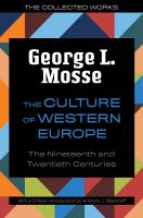 The Culture of Western Europe The Nineteenth and Twentieth Centuries.