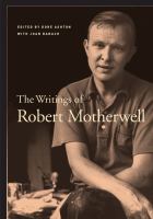 The writings of Robert Motherwell /