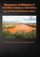 Management and Mitigation of Acid Mine Drainage in South Africa : Input for Mineral Beneficiation in Africa.