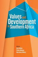 Values and Development in Southern Africa.