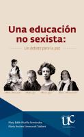 Una educacion no sexista : un debate para la paz.