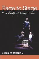 Page to stage the craft of adaptation /