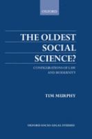 The oldest social science? : configurations of law and modernity /