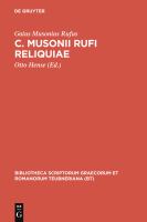 C. Musonii Rufi Reliquiae.