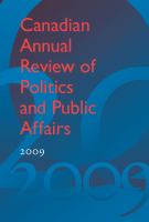 Canadian Annual Review of Politics and Public Affairs 2009.