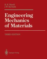 Engineering mechanics of materials