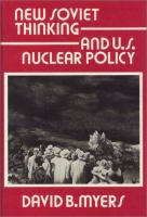 New Soviet thinking and U.S. nuclear policy /