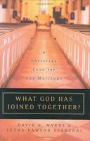 What God has joined together? : a Christian case for gay marriage /