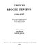 Index to record reviews, 1984-1987 : based on material originally published in Notes, the quarterly journal of the Music Library Association, between 1984 and 1987 /