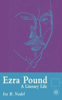 Ezra Pound : a literary life /
