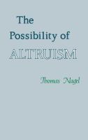 The possibility of altruism /