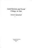 Land reform and social change in Iran /