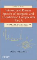 Infrared and Raman Spectra of Inorganic and Coordination Compounds, Part A : Theory and Applications in Inorganic Chemistry.
