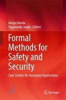 Formal Methods for Safety and Security : Case Studies for Aerospace Applications.