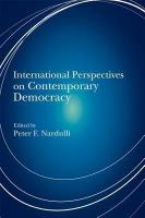 International Perspectives on Contemporary Democracy.