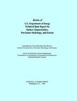 Review of U.S. Department of Energy Technical Basis Report for Surface Characteristics, Preclosure Hydrology, and Erosion