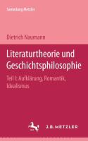 Literaturtheorie und Geschichtsphilosophie /