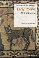 Early Rome myth and society : a sourcebook /