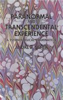 The psychology of transcendence /