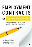 Employment Contracts for the New World of Work.