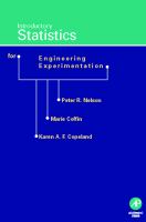 Introductory statistics for engineering experimentation