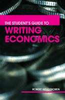 The student's guide to writing economics