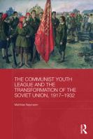 The Communist Youth League and the transformation of the Soviet Union, 1917-1932